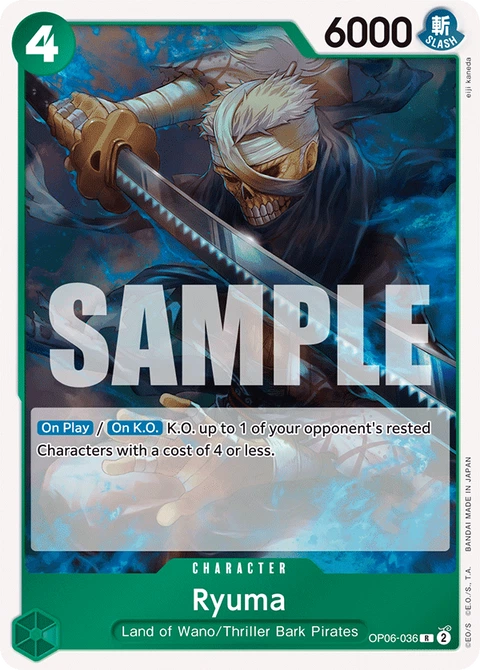 Ryuma - One Piece Card Game card