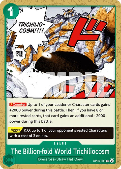 The Billion-fold World Trichiliocosm, One Piece Card Game Leader