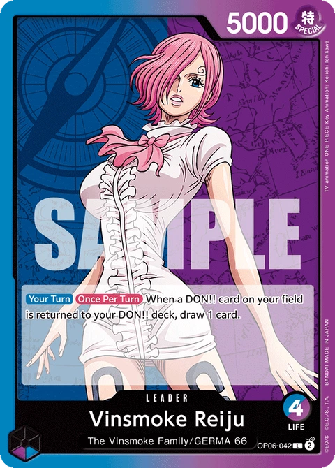 Vinsmoke Reiju - One Piece Card Game card