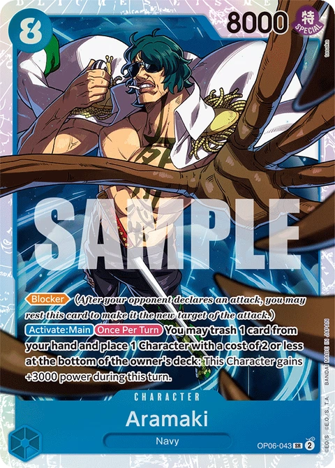 Aramaki - One Piece Card Game card