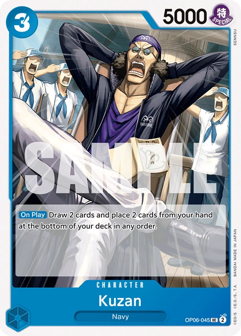 Kuzan - One Piece Card Game card