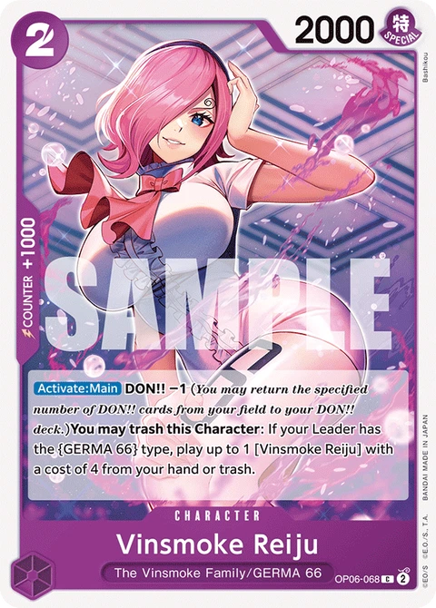 Vinsmoke Reiju - One Piece Card Game card