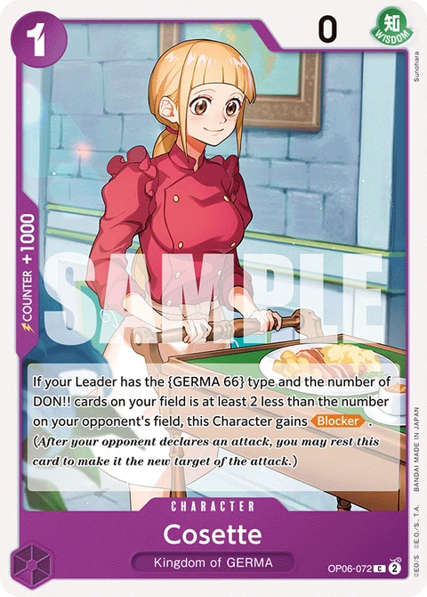 Cosette - One Piece Card Game card