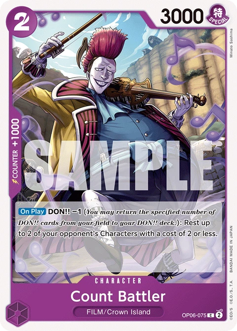 Count Battler - One Piece Card Game card