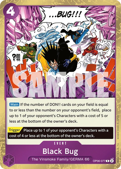 Black Bug - One Piece Card Game card