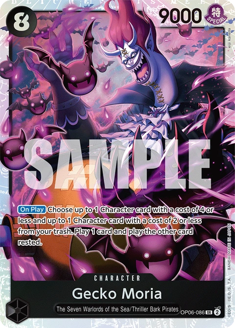 Gecko Moria - One Piece Card Game card