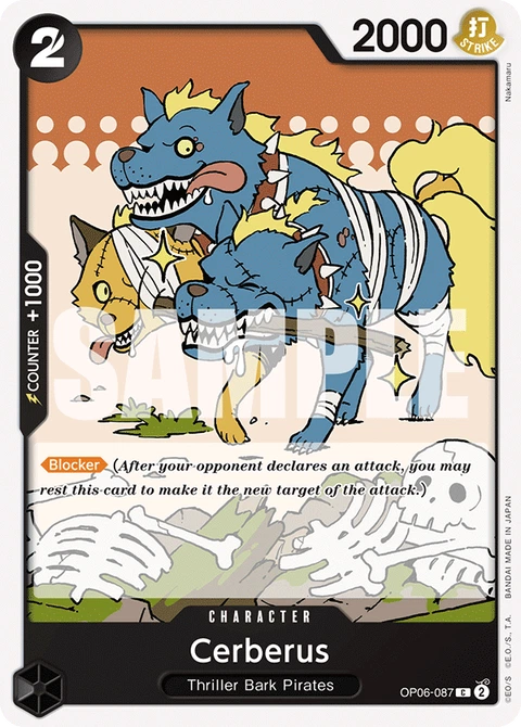 Cerberus - One Piece Card Game card
