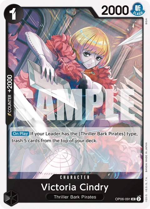 Victoria Cindry - One Piece Card Game card