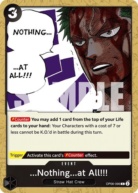 ...Nothing...at All!!! - One Piece Card Game card