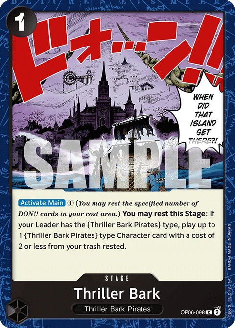 Thriller Bark - One Piece Card Game card