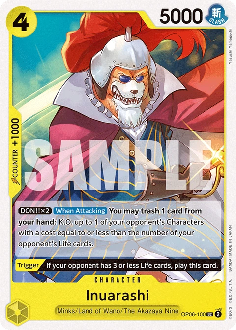 Inuarashi - One Piece Card Game card