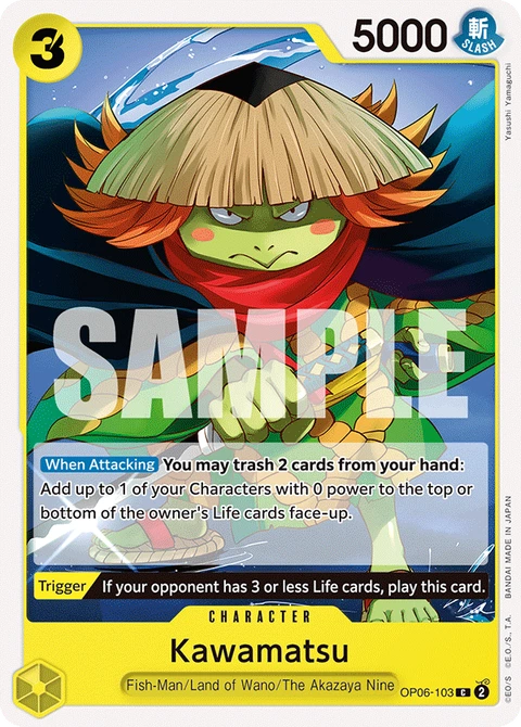 Kawamatsu - One Piece Card Game card