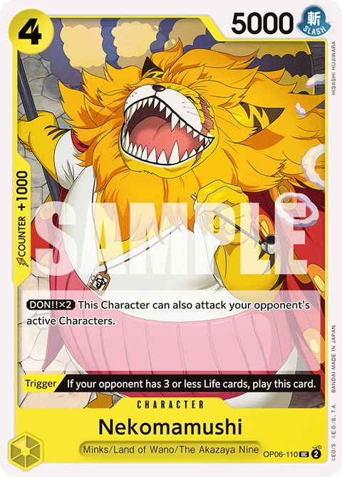Nekomamushi - One Piece Card Game card