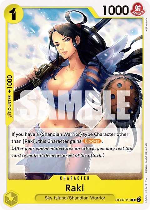 Raki - One Piece Card Game card