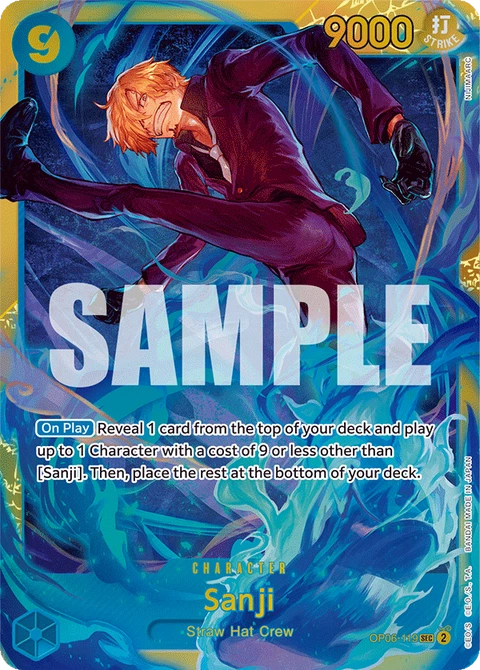Sanji - One Piece Card Game card