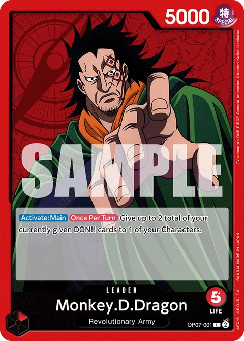 Monkey.D.Dragon - One Piece Card Game card