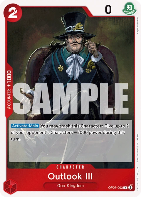 Outlook III - One Piece Card Game card