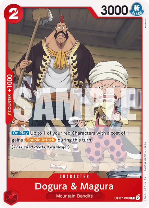 Dogura & Magura - One Piece Card Game card
