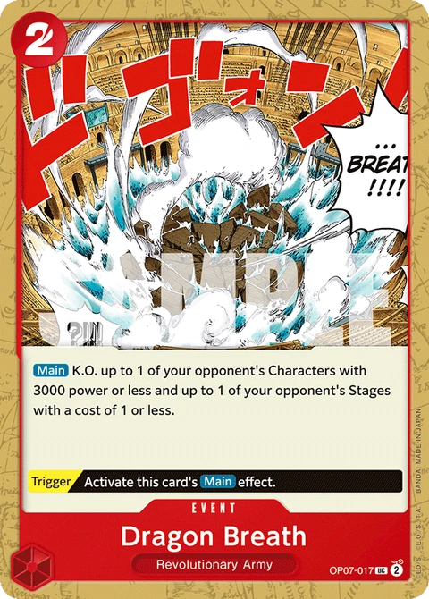 Dragon Breath - One Piece Card Game card