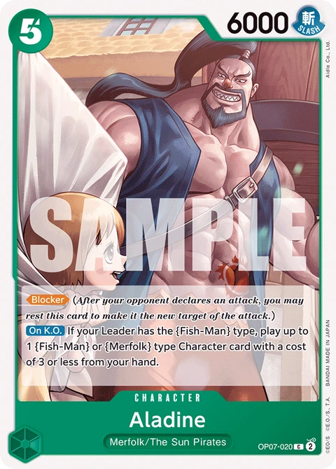 Aladine - One Piece Card Game card