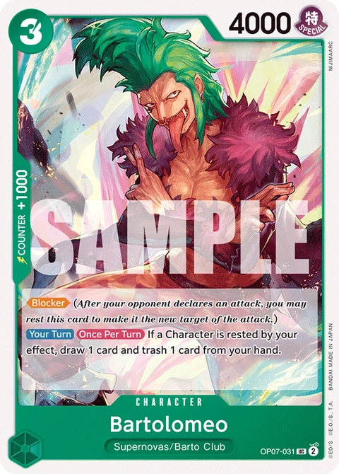 Bartolomeo - One Piece Card Game card