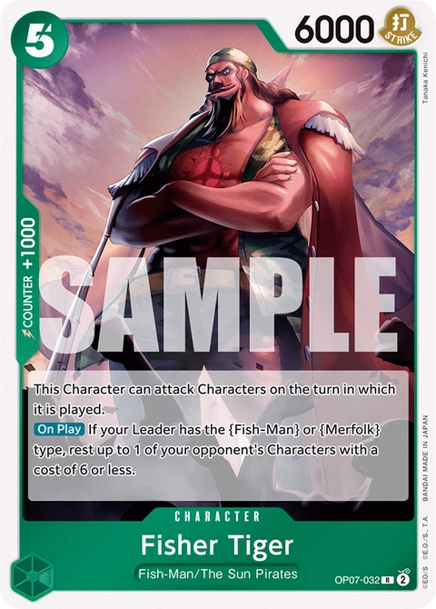 Fisher Tiger - One Piece Card Game card