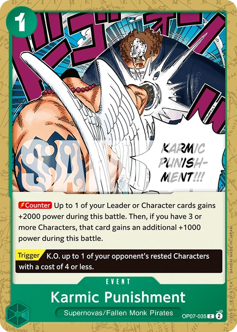 Karmic Punishment - One Piece Card Game card