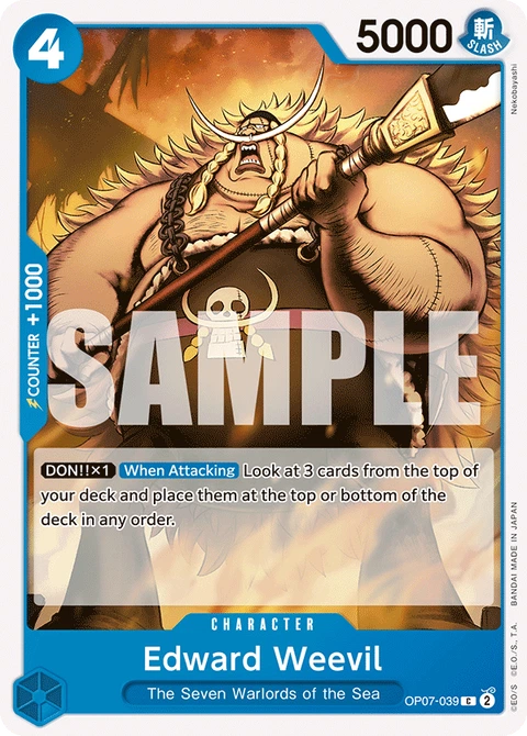 Edward Weevil - One Piece Card Game card