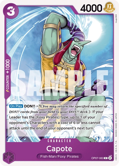 Capote - One Piece Card Game card