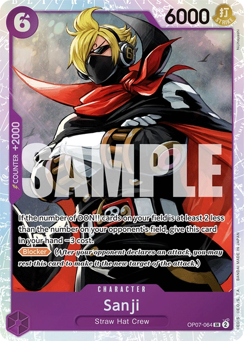 Sanji - One Piece Card Game card
