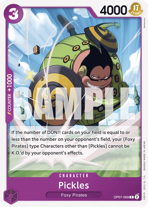 Pickles - One Piece Card Game card