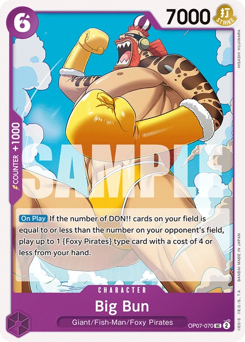 Big Bun - One Piece Card Game card