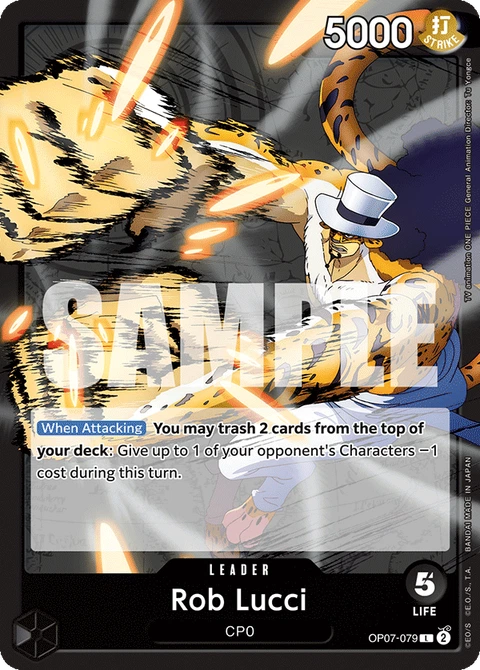 Rob Lucci - One Piece Card Game card