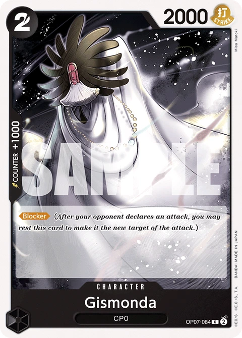 Gismonda - One Piece Card Game card