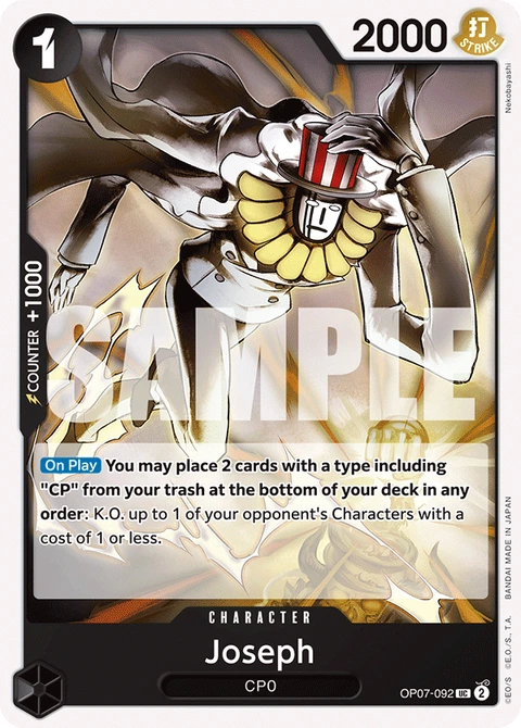 Joseph - One Piece Card Game card