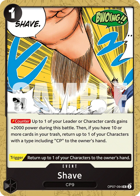 Shave - One Piece Card Game card