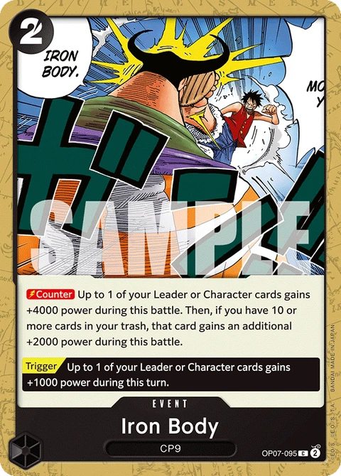 Iron Body - One Piece Card Game card