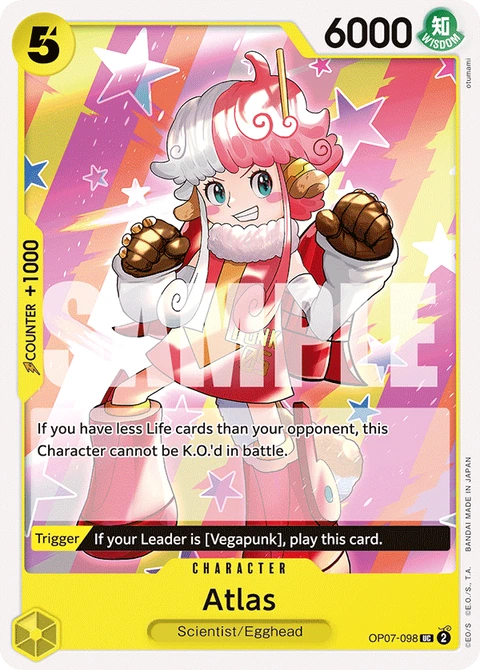 Atlas - One Piece Card Game card