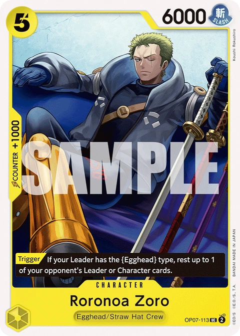 Roronoa Zoro - One Piece Card Game card