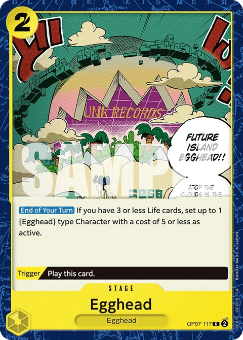 Egghead - One Piece Card Game card