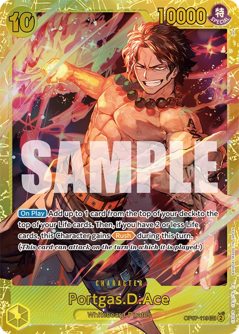 Portgas.D.Ace - One Piece Card Game card