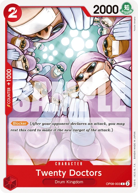 Twenty Doctors - One Piece Card Game card