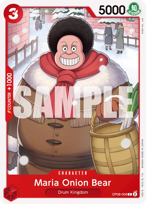 Maria Onion Bear - One Piece Card Game card
