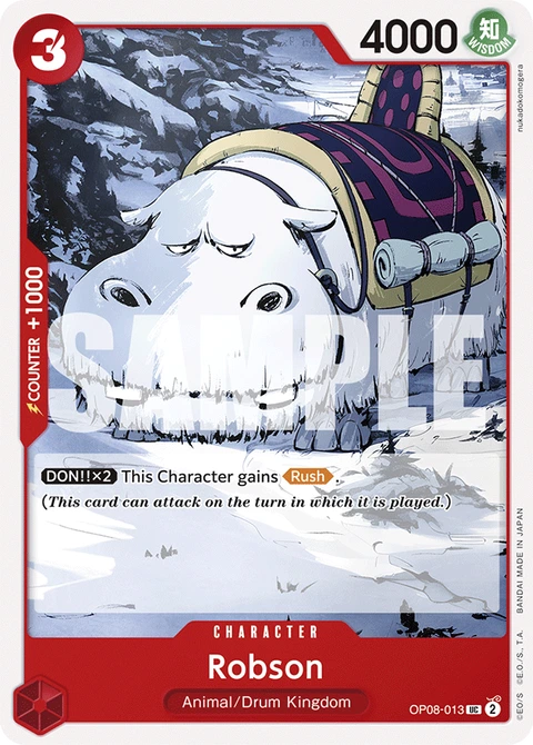 Robson - One Piece Card Game card