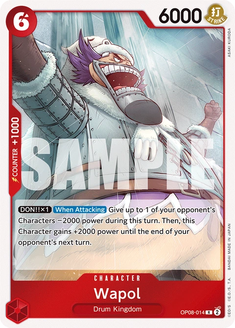 Wapol - One Piece Card Game card