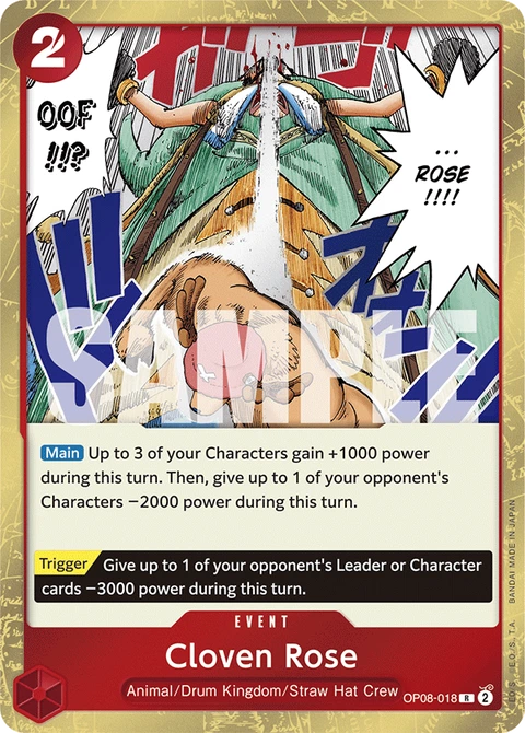 Cloven Rose - One Piece Card Game card