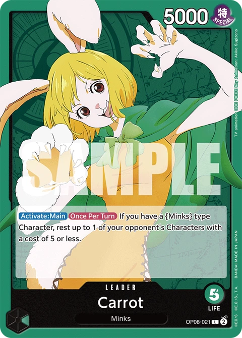 Carrot, One Piece Card Game Leader