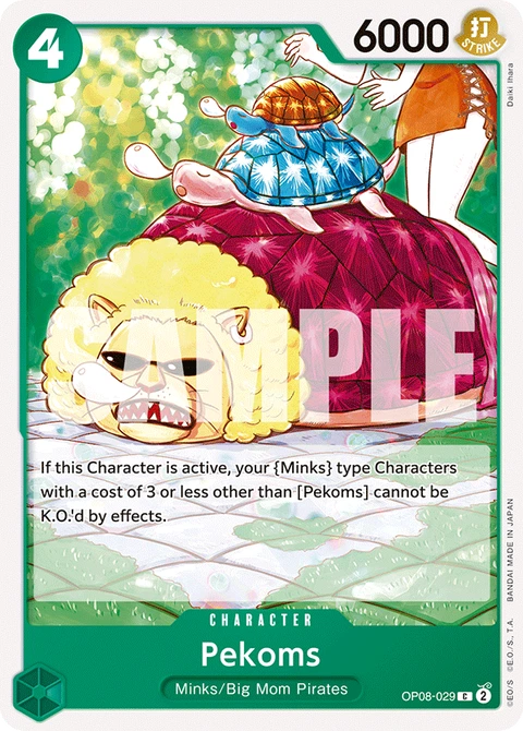 Pekoms - One Piece Card Game card