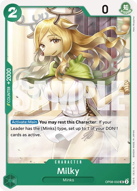 Milky - One Piece Card Game card