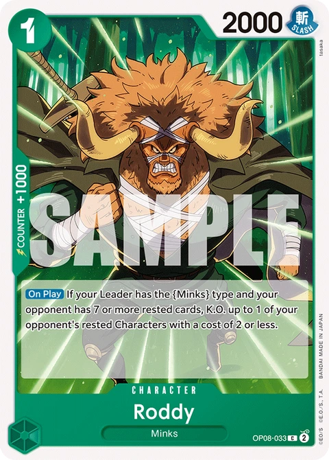 Roddy - One Piece Card Game card